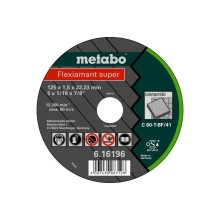 Отрезной диск Metabo керамика Flexiamant S 125x1,5 прям С60Т (616196000) Отрезной диск Metabo керамика Flexiamant S 125x1,5 прям С60Т (616196000)