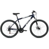 Горный велосипед ALTAIR AL 29 D 2021, темно-синий/серебристый, рост 19"