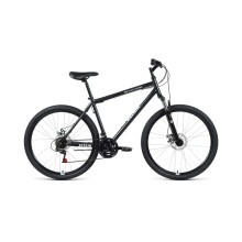Горный велосипед ALTAIR MTB HT 27,5 2.0 disc 2021, черный/серебристый, рост 17"