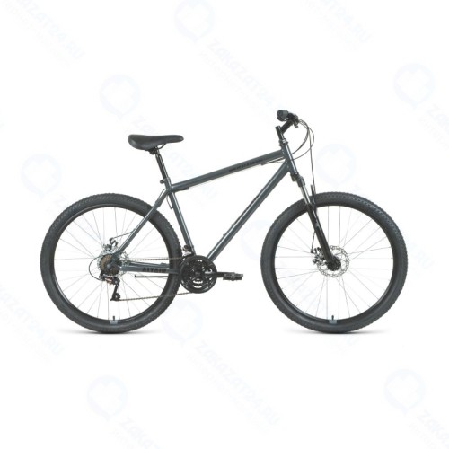 Горный велосипед ALTAIR MTB HT 27,5 2.0 disc 2021, темно-серый/черный, рама 17