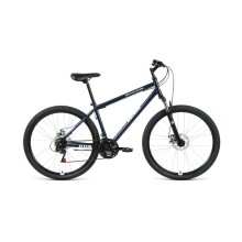 Горный велосипед ALTAIR MTB HT 27,5 2.0 disc 2021, темно-синий/белый, рост 19"