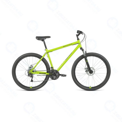 Горный велосипед ALTAIR MTB HT 27,5 2.0 disc 2021, зеленый/черный, рама 17