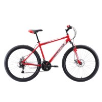 Горный велосипед Black One Onix 26 D Alloy красный/серый/белый 18"
