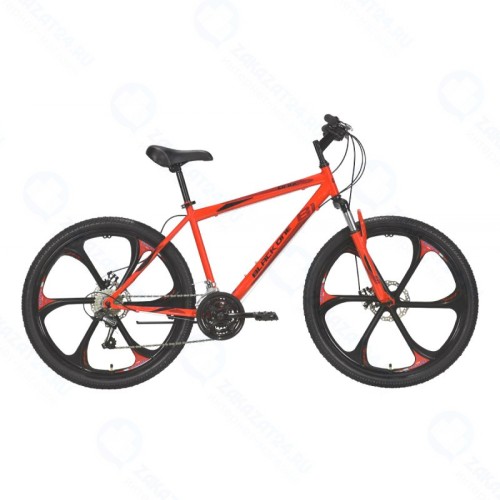 Горный велосипед Black One Onix 26 D FW красный/черный/красный 20