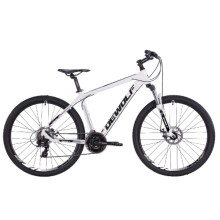 Горный велосипед DEWOLF TRX 10, белый/черный/белый, рама 20