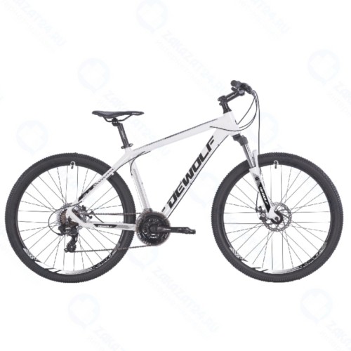 Горный велосипед DEWOLF TRX 10, белый/черный/белый, рама 20