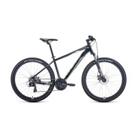 Горный велосипед FORWARD Apache 27,5" 2020-2021, рама 19", черный/серый