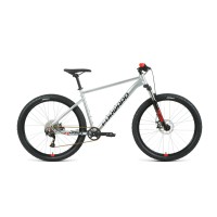 Горный велосипед FORWARD Sporting 27,5 XX 2021, серебристый/черный, рост 19"