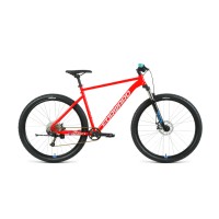 Горный велосипед FORWARD Sporting 29 XX 2021, красный/синий, рост 17"