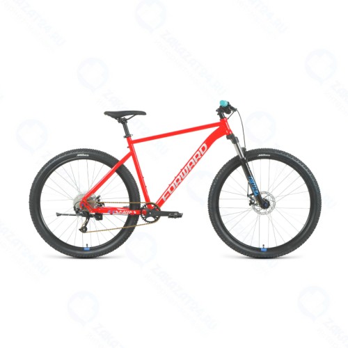 Горный велосипед FORWARD Sporting 29 XX 2021, красный/синий, рост 17