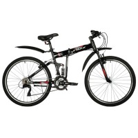 Горный велосипед Foxx 26" Zing F1 черный, размер 18" 26SFV.ZingF1.18BK1