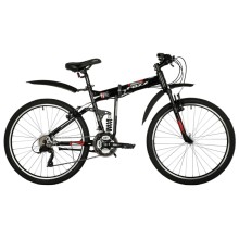 Горный велосипед Foxx 26" Zing F1 черный, размер 18" 26SFV.ZingF1.18BK1