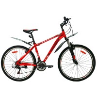 Горный велосипед Nameless S7000 27,5", серый/красный, 19"