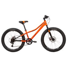 Подростковый велосипед Novatrack 24" Dozer STD оранжевый, сталь. рама 12", 6 скор., Shimano TY21/Microshift TS38, дисковый тормоз 24SHD.DozerSTD.12OR21