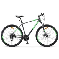Горный велосипед STELS Navigator 920 MD 29 V010, рама 20.5", Антрацитовый/Зеленый