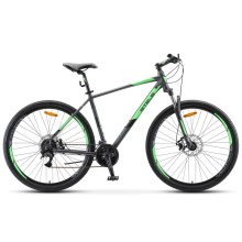 Горный велосипед STELS Navigator 920 MD 29 V010, рама 20.5", Антрацитовый/Зеленый