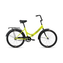 Складной велосипед Altair City 24 2021, зеленый/серый, рама 16"