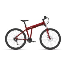 Складной велосипед Stark Cobra 26.2 D красный/серый 18"