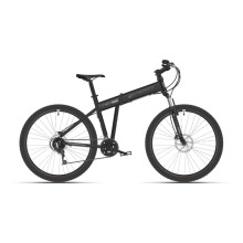 Складной велосипед Stark Cobra 27.2 HD чёрный/серый 20"