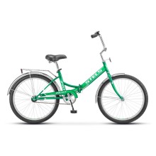 Складной велосипед STELS Pilot 710 24 (Z010) зелёный, рама 14"