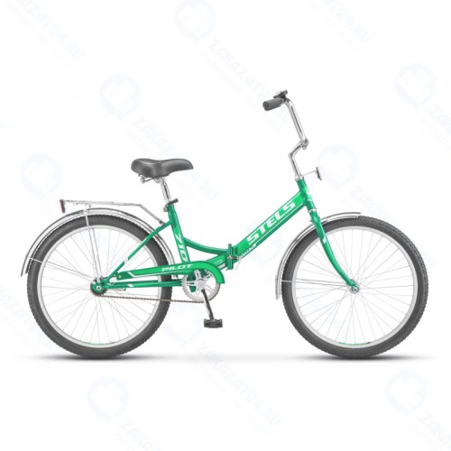 Складной велосипед STELS Pilot 710 24 (Z010) зелёный, рама 14