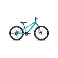 Подростковый велосипед Altair AL 24 D 2021, бирюзовый/зеленый, рама 12"
