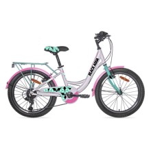 Женский велосипед BLACK AQUA CITY 1421 V (белый-розовый)