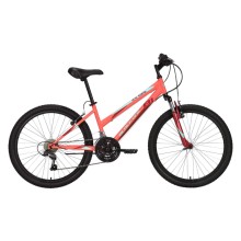 Подростковый велосипед Black One Ice Girl 24 оранжевый/красный/голубой 12"