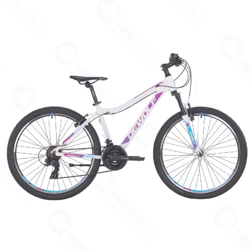Женский велосипед DEWOLF RIDLY 10 W, белый/светло-голубой/пурпур, рама 16