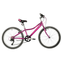 Подростковый велосипед Foxx 24" Jasmine фиолетовый, рама 12", 24SH6SV.Jasmine.12VL21