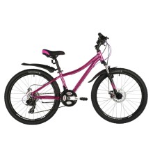 Подростковый велосипед Novatrack 24" Katrina 21.D размер 10", розовый металлик 24AHD.Katrina.10GPN20 Подростковый велосипед Novatrack 24" Katrina 21.D размер 10", розовый металлик 24AHD.Katrina.10GPN20