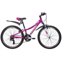 Подростковый велосипед Novatrack 24" Katrina, фиолетовый, рама 10 24AHV.KATRINA.10VL9