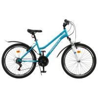 Подростковый велосипед 24" Progress Ingrid Pro RUS, цвет голубой, размер 15"