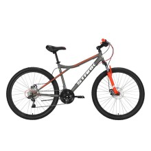 Женский велосипед Stark Slash 26,1 D Steel серый/красный 14,5"