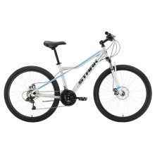Женский велосипед Stark Slash 26,2 D серый/голубой 14,5"