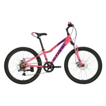 Подростковый велосипед Stark Bliss 24,1 D розовый/фиолетовый/белый