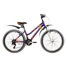 Подростковый велосипед STINGER 24" LAGUNA фиолетовый, алюминий, размер 14" 24AHV.LAGUNA.14VT2