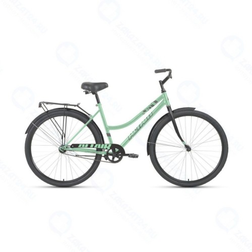 Городской велосипед Altair City 28 low 2021, мятный/черный, рама 19