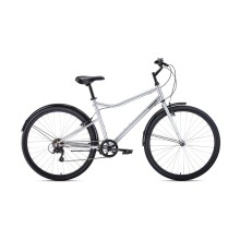 Городской велосипед Forward Parma 28 2021, серый/черный, рама 19"