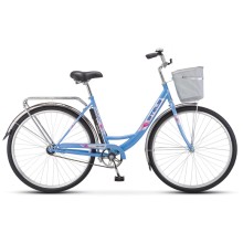 Городской велосипед STELS Navigator 345 28 (Z010) синий, рама 20' (Комплект с корзиной)