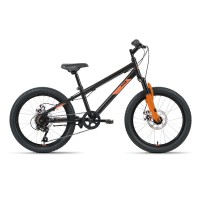 Детский велосипед ALTAIR MTB HT 20 2.0 D 2022 рост 10,5" черный/оранжевый