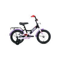 Детский велосипед Altair Kids 14 2021, черный/белый, рама One Size