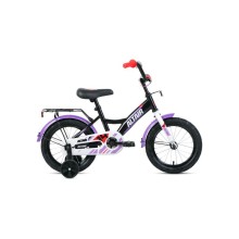 Детский велосипед Altair Kids 14 2021, черный/белый, рама One Size