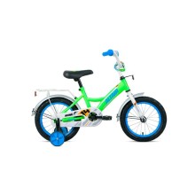 Детский велосипед Altair Kids 14 2021, ярко-зеленый/синий, рама One Size