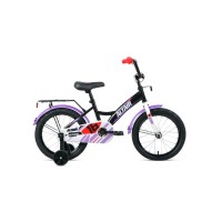 Детский велосипед Altair Kids 16 2021, черный/белый, рама One Size