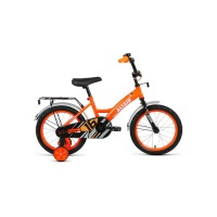 Детский велосипед Altair Kids 16 2021, ярко-оранжевый/белый, рама One Size