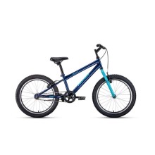 Детский велосипед Altair MTB HT 20 1.0 2021, темно-синий/бирюзовый, рама 10.5"