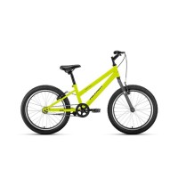 Детский велосипед Altair MTB HT 20 low 2021, ярко-зеленый/серый, рост 10.5"