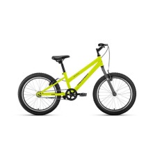 Детский велосипед Altair MTB HT 20 low 2021, ярко-зеленый/серый, рост 10.5"