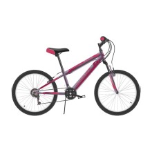 Детский велосипед Black One Ice Girl 20" фиолетовый/розовый/розовый 10"